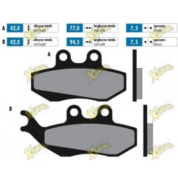 Polini sintered brake pads...