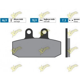 Original Polini brake pads...