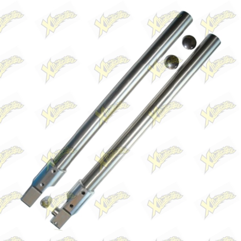 Coppia steli forcella per Dm inox 25 mm