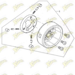 Assieme volano Ohvale 110 A...