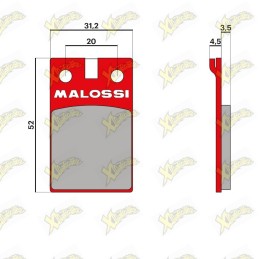 Pastiglie freno Malossi MHR...