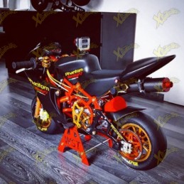 Minibike air filter racing X-F red