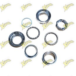 Set of bearings with caps...