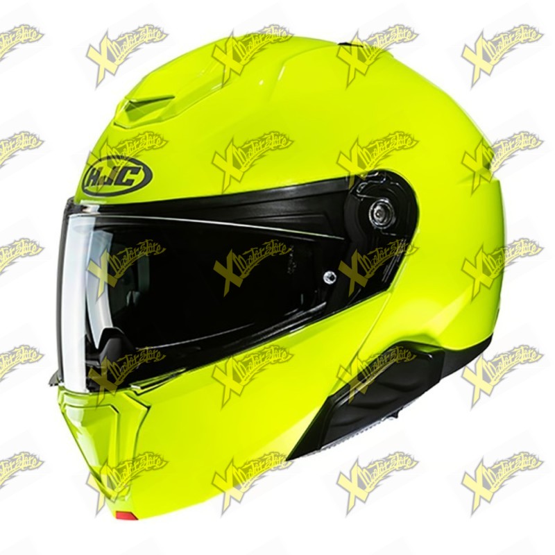 Used HJC i91 Fluorescent Helmet Size L