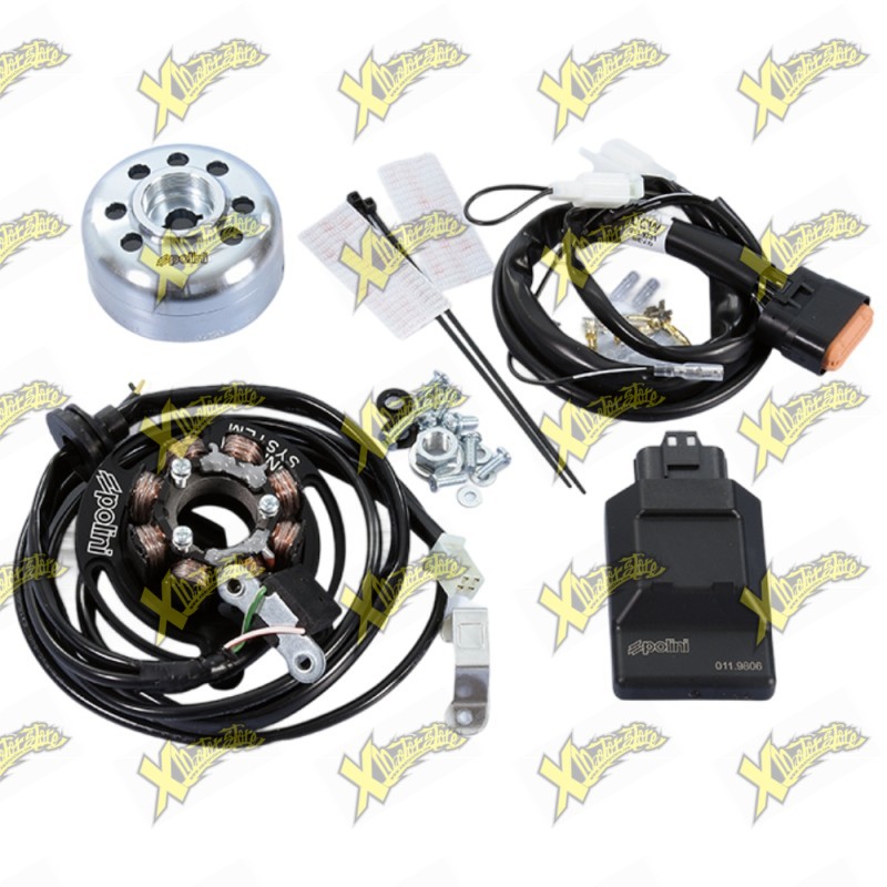 Accensione Digitale Polini For Race con uscita luci per Minarelli AM6, Derbi e Piaggio 171.0572