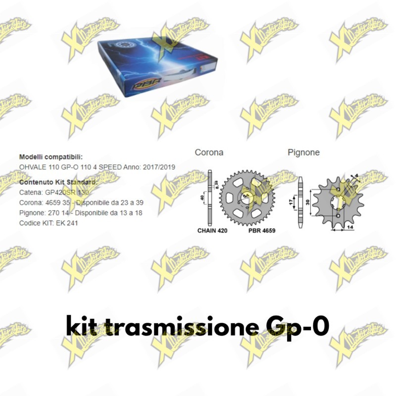 Ohvale GP-0 transmission kit PBR EK 241