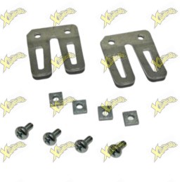Pair of minimoto reed stoppers with nuts and screws