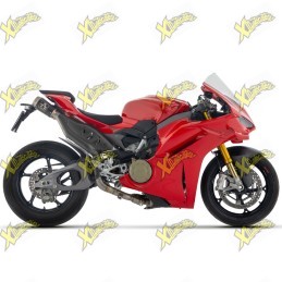 Scarico Arrow Pro-Race titanio nero alto racing per Ducati Panigale V4 2025 71253CP