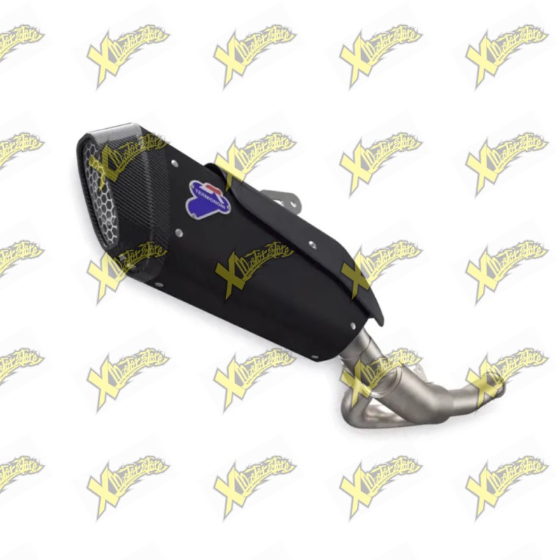 Scarico completo Termignoni Racing titanio nero con decatalizzatore per Ducati Multistrada V2 2025 – Codice 96482481AA