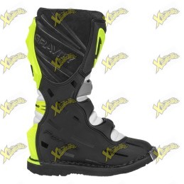 Forma Gravity Kids Motocross Boots Grey Yellow Fluo
