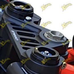 Black upper steering plate for Ohvale Gp-0 evo and Gp-2 03.ST.0053.L