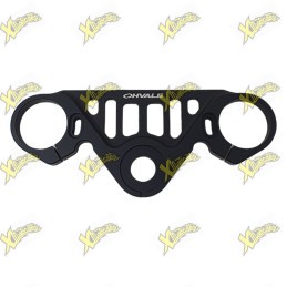 Piastra di sterzo superiore nera per Ohvale Gp-0 evo e Gp-2 03.ST.0053.L