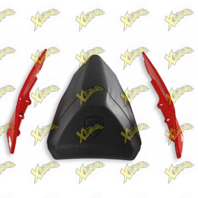 Cover sella passeggero Ducati Panigale 959/959 Corse in fibre plastiche Rosso – Codice 97180321A