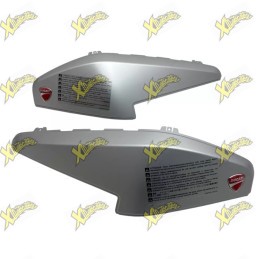 Ducati plastic side case covers – Code 96780681A – Silver color
