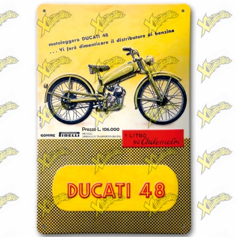 Ducati Metal Sign 20x30 – Part Number 987694029