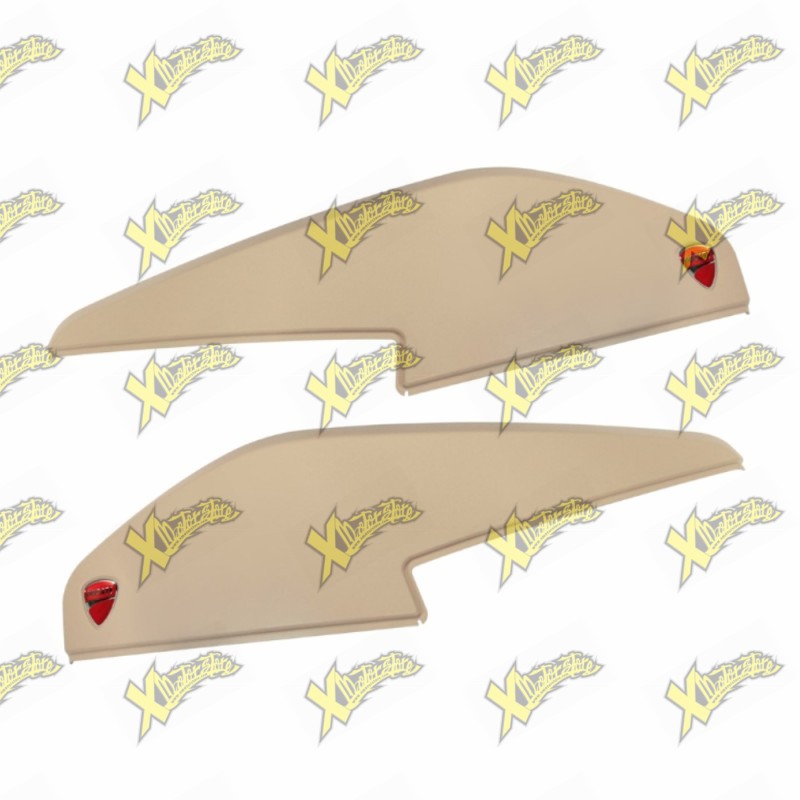 GP White Side Case Covers Ducati Multistrada 96781521AA