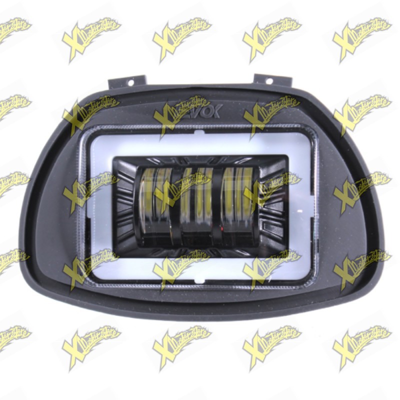 EVOK Iron LED Rectangular Front Headlight 3 Lenses Plug&Play Vespa GL Sprint 180 SS 246472194