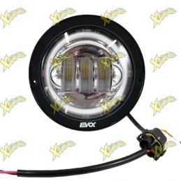 Fanale Anteriore EVOK Iron LED Fondo Cromato Plug&Play Piaggio SI FL2 246472216