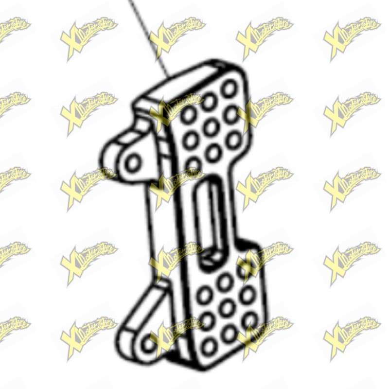 Ohvale GP-7 Left Footpeg Adjustment Support – 04.PE.0002.L