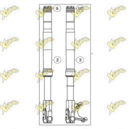 Ohvale GP-7 Complete Fork 04.FA.0101.L