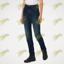 Jeans moto donna PMJ Sara blue
