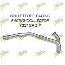 Arrow Racing Stainless Steel Header for Beta RR 125 4T Enduro Motard 2024 2025 72212PD