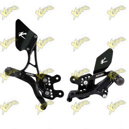 Pedane arretrate Valtermoto Tipo 1.5 per Yamaha MT-09 2013-2016 PEY076NT15A_00