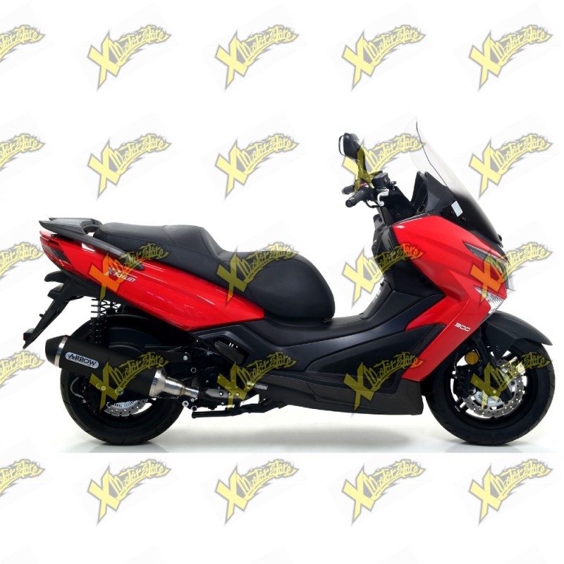 Arrow Urban Dark Homologated Exhaust for Kymco X-Town 300 2017-2018 53531ANN