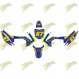Grafica adesiva racing per Pit Bike PBS Mini e repliche