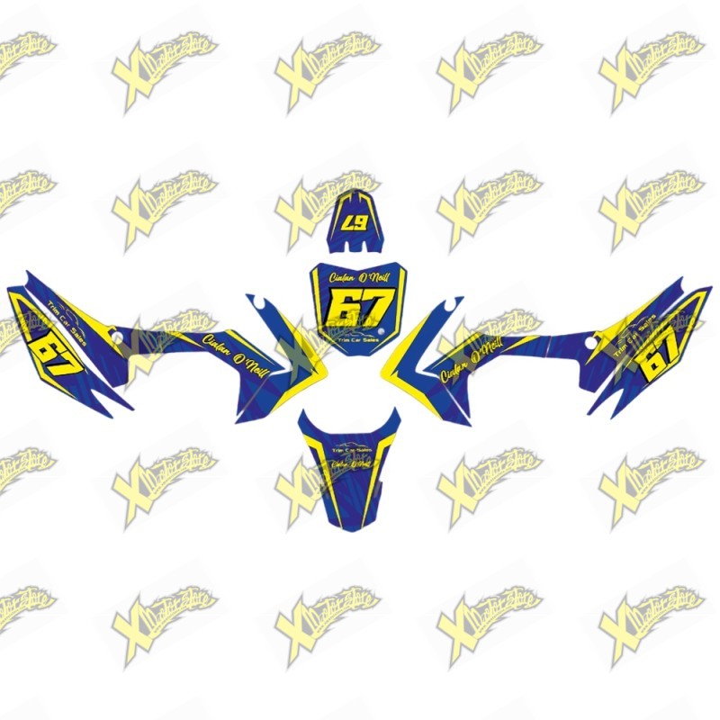 Racing Graphic Sticker Kit for PBS Mini Pit Bike and Replica Models