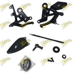 Pedane arretrate Valtermoto Tipo 1.5 per Yamaha MT-09 2013-2016 PEY076NT15A_00
