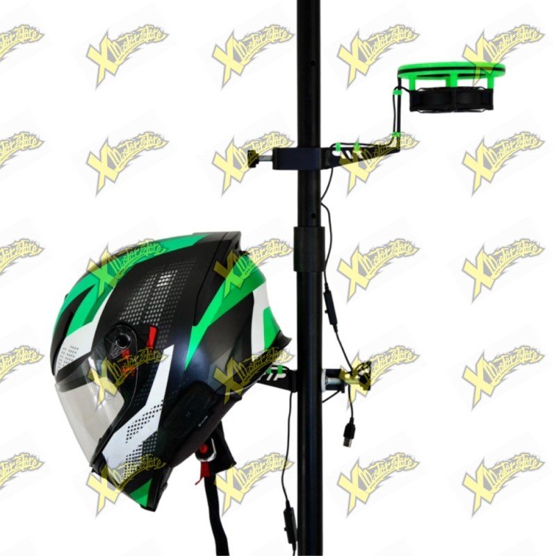 Asciuga casco da gazebo TIP - Tutti In Pista con ventola USB a 3 velocità