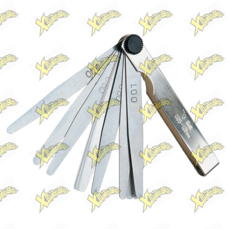 Spessimetro in acciaio inox certificato DIN 2275 13 lame 568009003