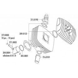 KIT SACHS 50 6M. CORSA 39,6 S.6000 D.48