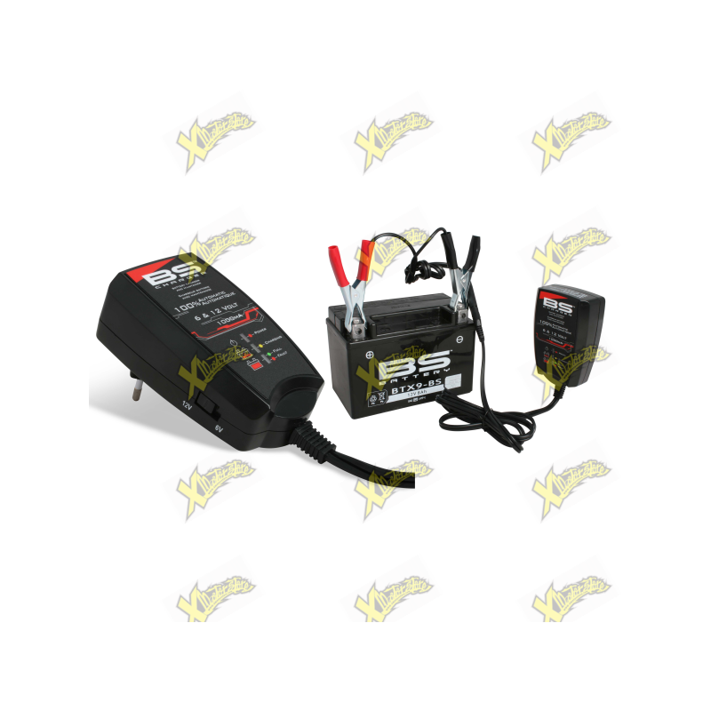 Caricabatteria e mantenitore di carica BS Battery BS10 6V/12V 1A per batterie piombo e litio