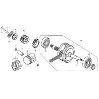 Group  Crankshaft / Piston / Connecting Rod comp Ohvale